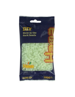 Συσκευασία με 1000 beads - Glow in the Dark Πράσινο 2