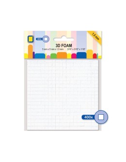 Double Sided Sticking 3d pads 1.5mm 5x5mm 400pcs