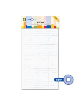 Double Sided Sticking 3D pads 2mm 5x5mm 836pcs