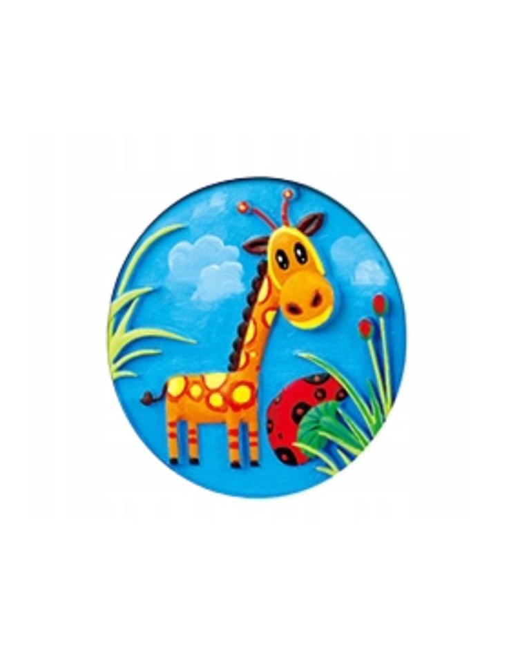3D Painting Set with Clay Giraffe