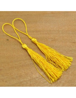 Κορδόνι για Γούρι 12cm Κίτρινο