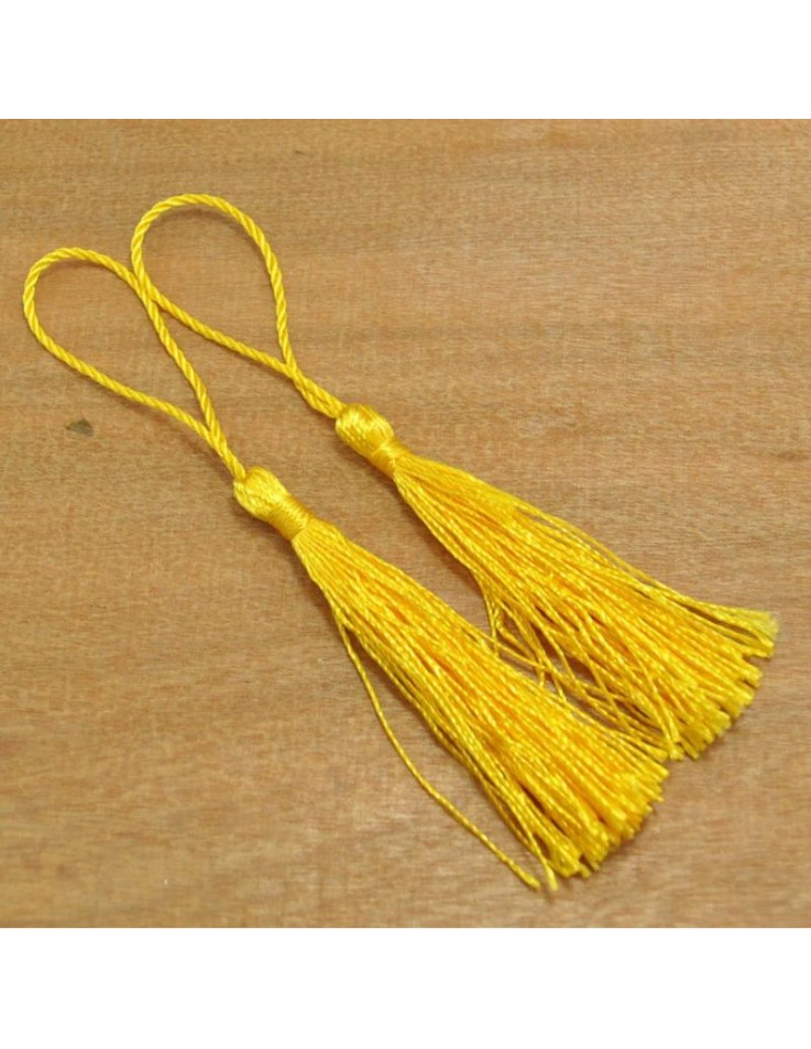 Κορδόνι για Γούρι 12cm Κίτρινο