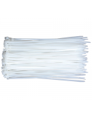 Cable Ties SF-300 300x4.8mm White - 100pcs