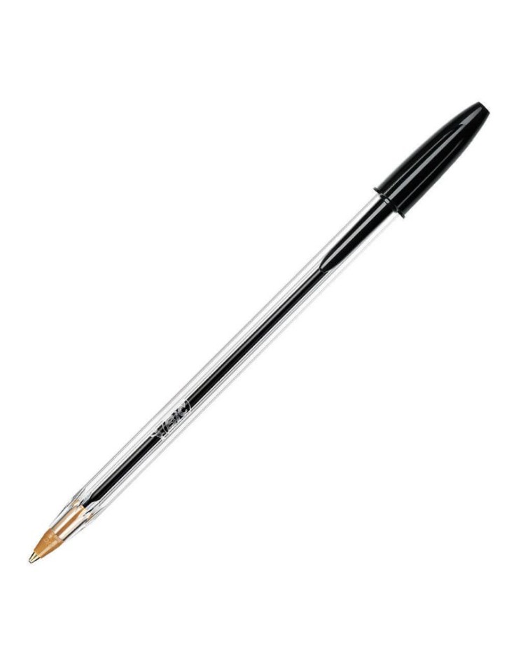 Cristal Medium Ballpoint Pen 1.0mm Black BIC