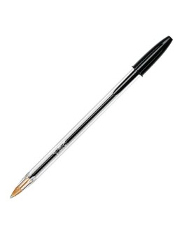 Cristal Medium Ballpoint Pen 1.0mm Black BIC