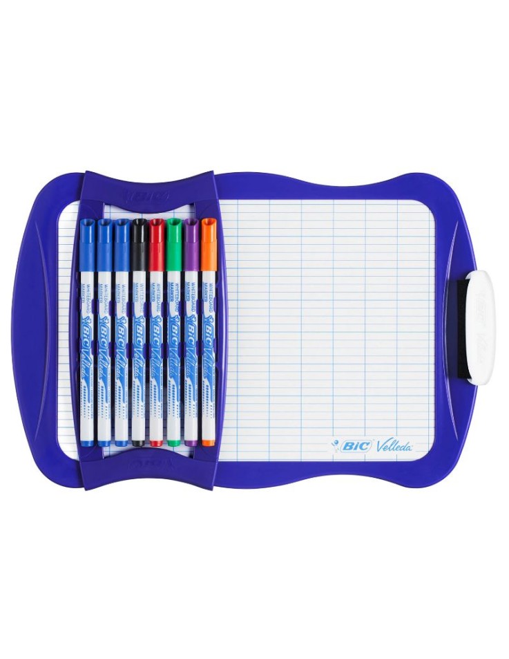 Double-Sided Whiteboard A4 Velleda With 8...