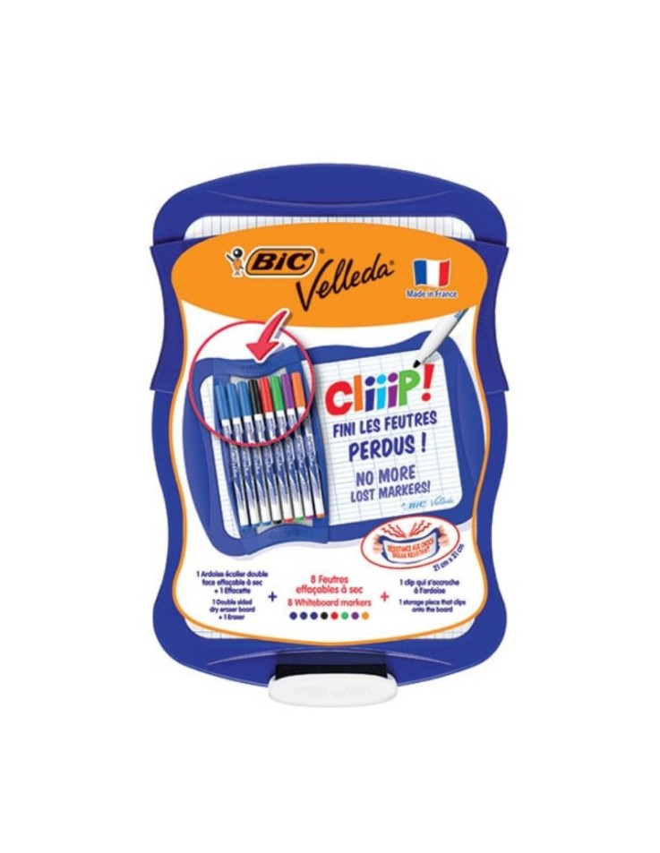 Double-Sided Whiteboard A4 Velleda With 8...