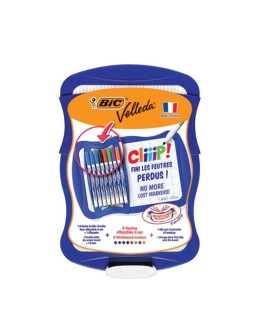 Double-Sided Whiteboard A4 Velleda With 8 Markers BIC