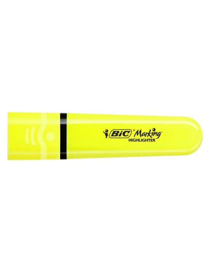 Neon Highlighter Flat Yellow BIC