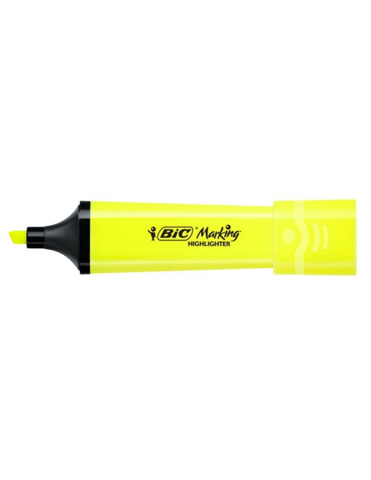 Neon Highlighter Flat Yellow BIC