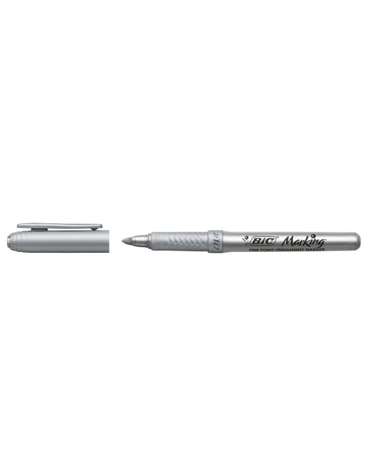 Permanent Markers 1mm Gold - Silver Set 2pcs BIC