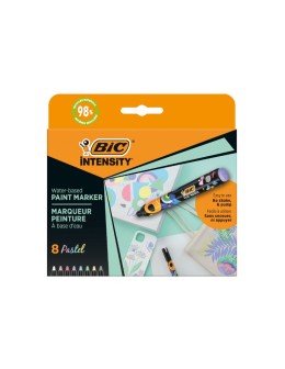 Σετ Μπογιες Μαρκαδοροι 8 Παστελ Χρωματα BIC