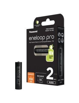 Rechargeable Batteries NI-MH AAA 930mAh 1.2V Eneloop Pro Panasonic