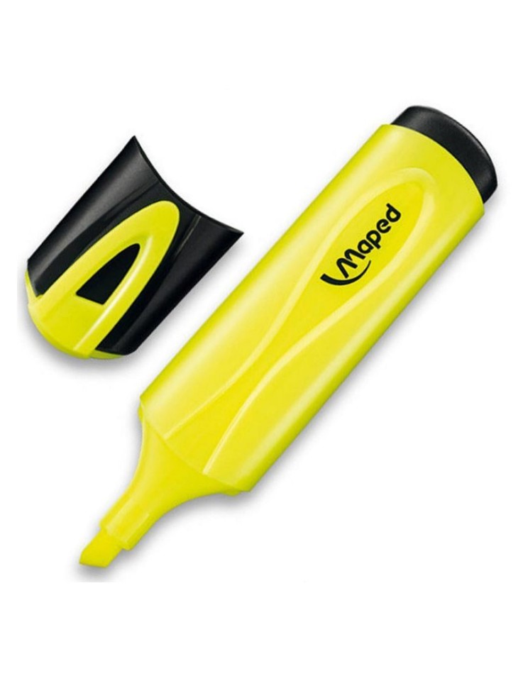 Μαρκαδόρος Υπογράμμισης Highlighter Fluo Κίτρινο
