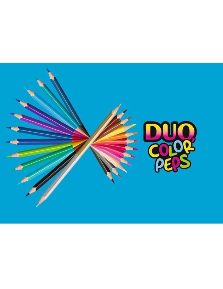 Χρωματιστά Μολύβια Διπλά 12pcs Maped