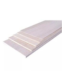 Balsa wood sheet 10mm thick 10x100cm