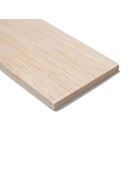 Balsa wood sheet 10mm thick 10x100cm
