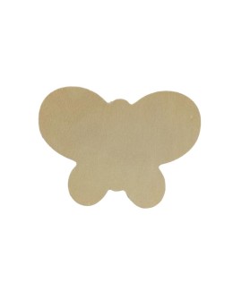 Ξύλινη πεταλούδα 7.5cm κονκάρδα