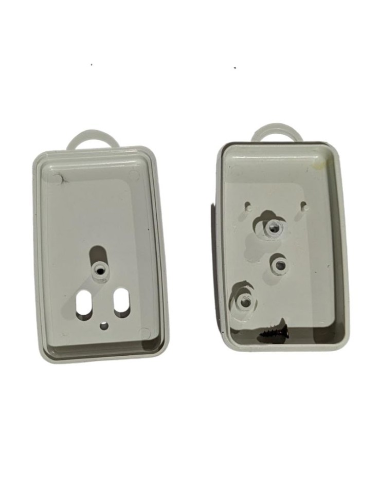 Plastic box for remote control 58x15x35mm