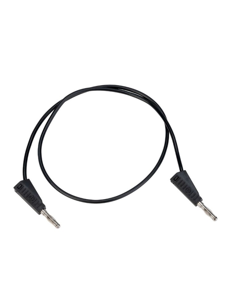 Stackable Test Lead 4mm 25cm Black