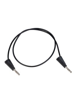 Stackable Test Lead 4mm 25cm Black