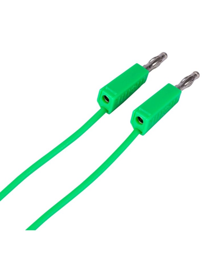 Stackable Test Lead 4mm 25cm Green