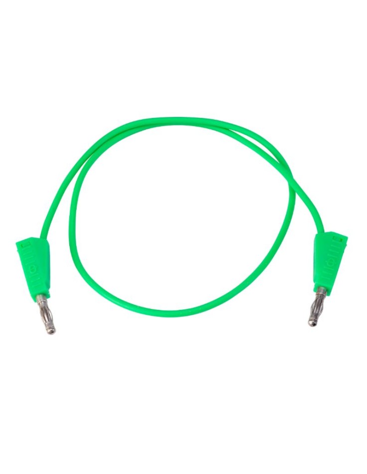 Stackable Test Lead 4mm 25cm Green