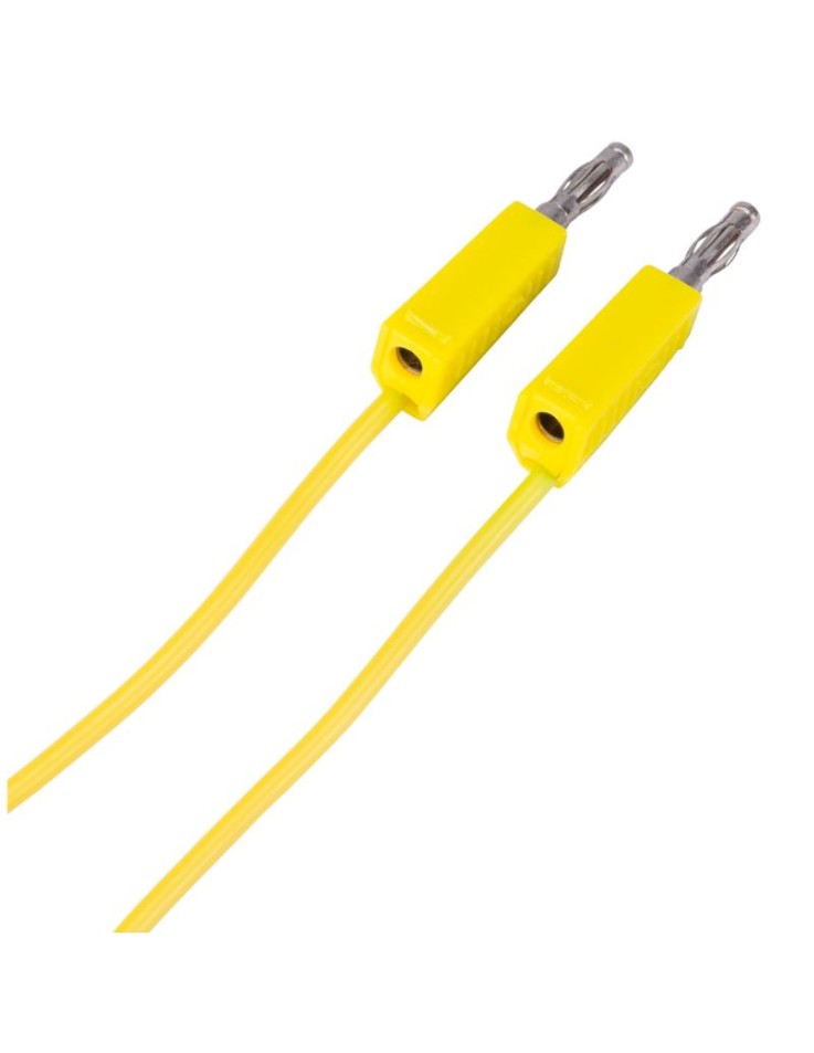 Καλώδιο Δοκιμών 4mm Banana 25cm Κίτρινο