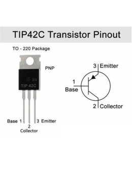 Power Transistor TIP42 PNP, 6A TO-220 2