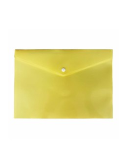 Document Wallet A4 Yellow Transparent