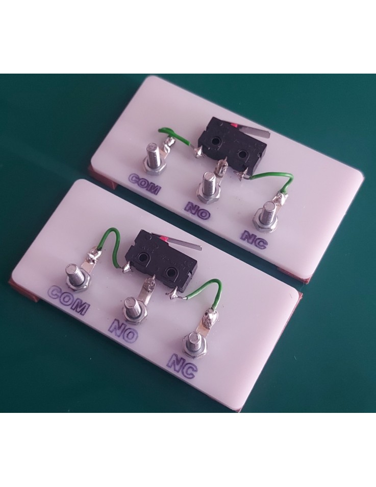 Micro Switch with terminals on acrylic base set...