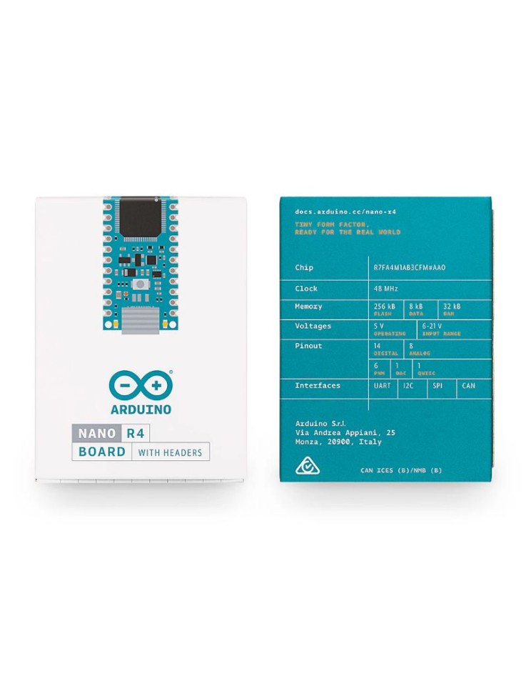 Arduino Nano R4 με Headers