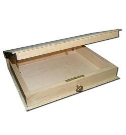 Wooden Box "Agenda" 21x17x4.5cm
