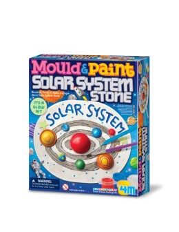 4M Mould and Paint Solar System Stone glow in the dark DIY kit for kids