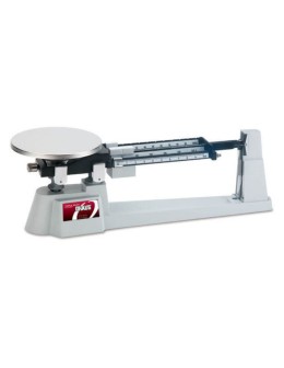 Ohaus Triple Beam Balance 750-S0 mechanical laboratory scale with stainless steel plate