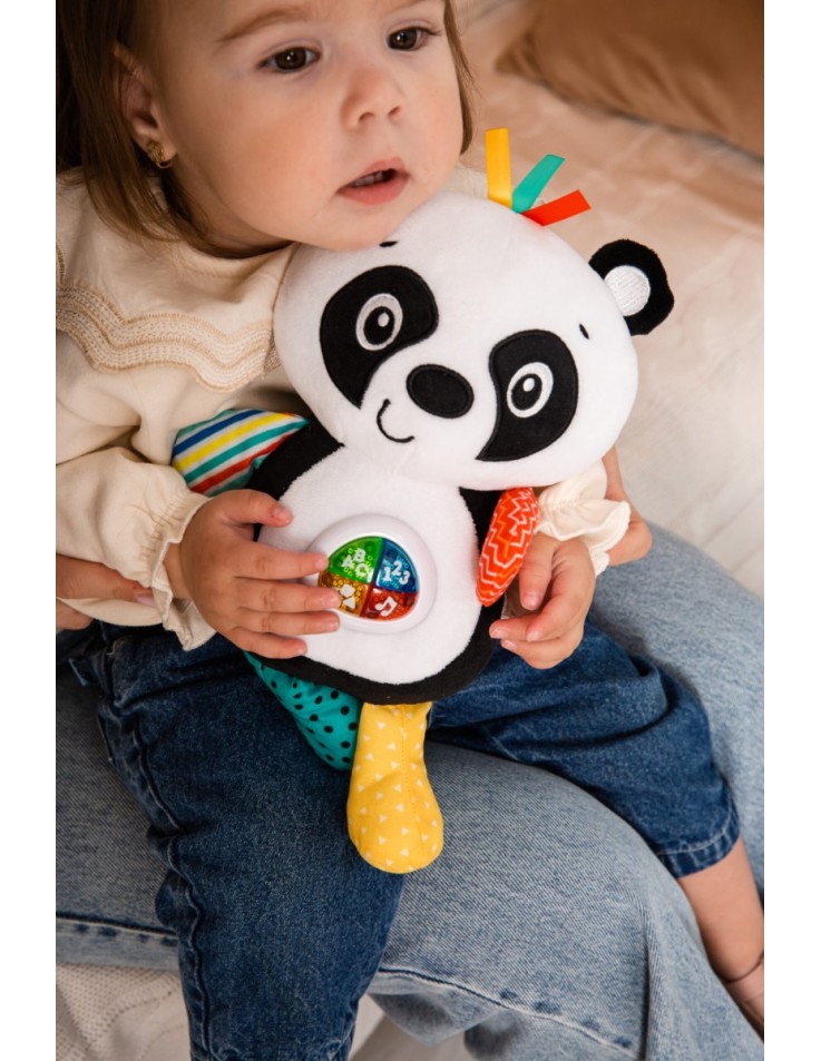 Educational Plush "Timmy the Panda" (Greek Audio)