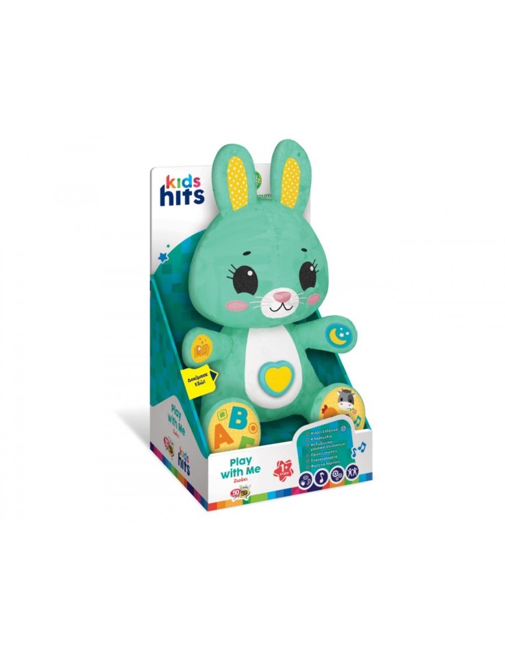 Plush Play With Me Bunny Educational
