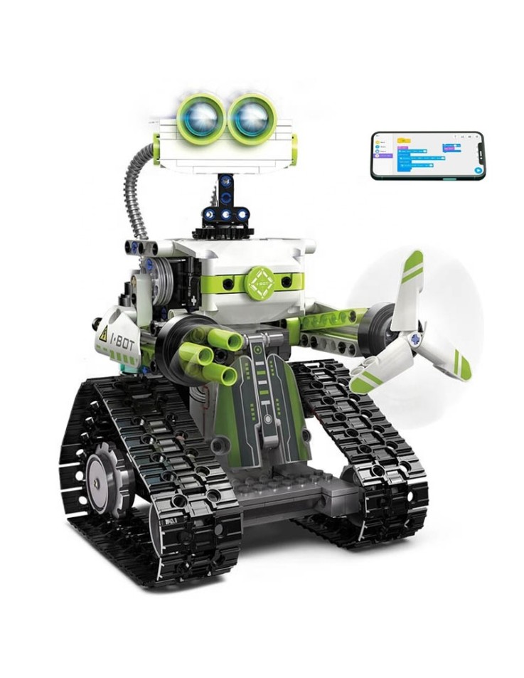 CaDA I-Bot Robot: RC Building Block Kit (Dual...
