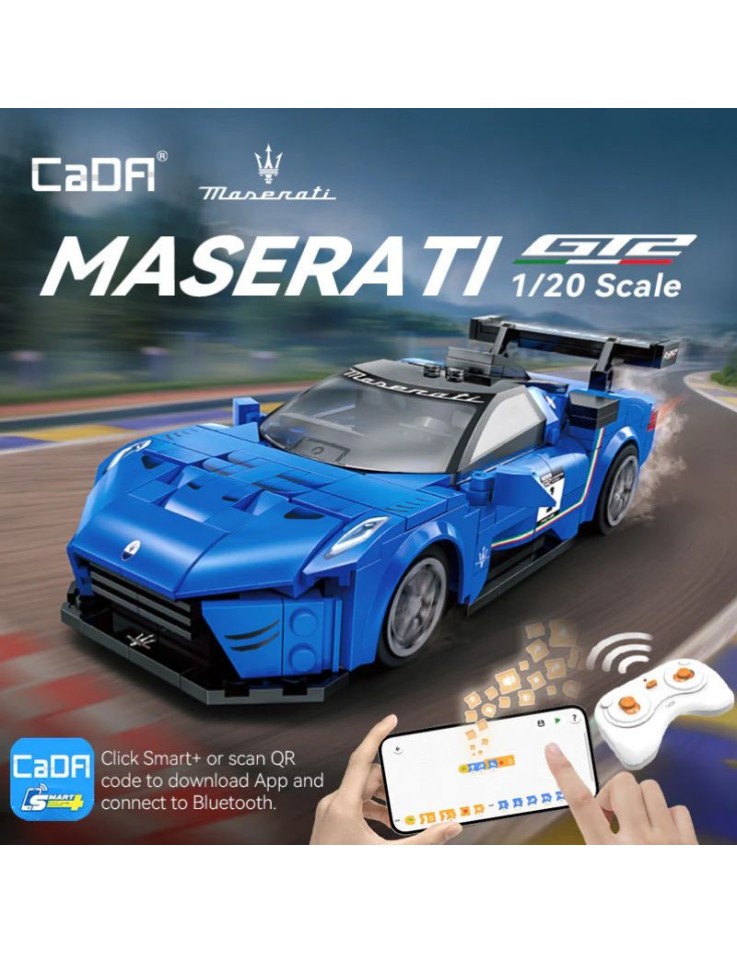 CaDA Maserati GT2: RC Building Block Car (Dual...