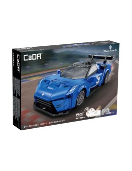 CaDA Maserati GT2 μπλε τηλεκατευθυνόμενο αυτοκίνητο κατασκευής με τουβλάκια