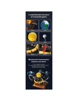 Solar System: Sun, Earth & Moon Orrery Building Set (865 pcs)