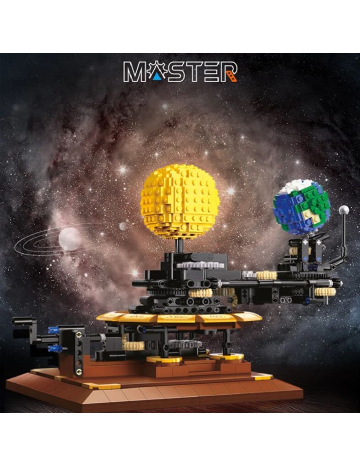 Solar System: Sun, Earth & Moon Orrery Building...