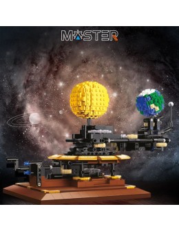 Solar System: Sun, Earth & Moon Orrery Building Set (865 pcs)