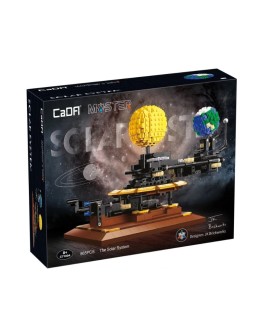 CaDA C71004W Mechanical Solar System Orrery building block set with Sun Earth and Moon