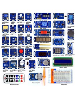 Adeept Ultimate Sensor Kit 42 modules for Arduino UNO in storage box