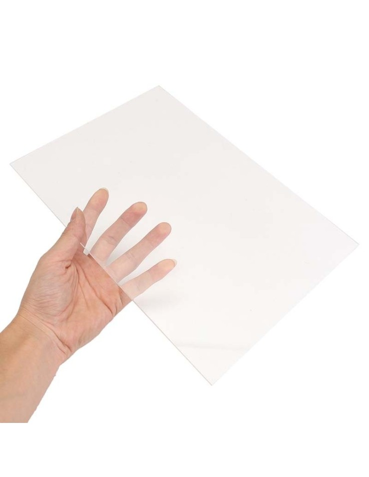 Διαφανές ακρυλικό φύλλο plexiglass πάχους 3mm και διαστάσεων 30x40cm