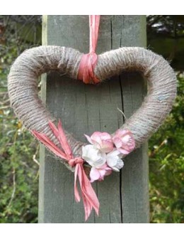 Polystyrene Heart 20cm Open 2