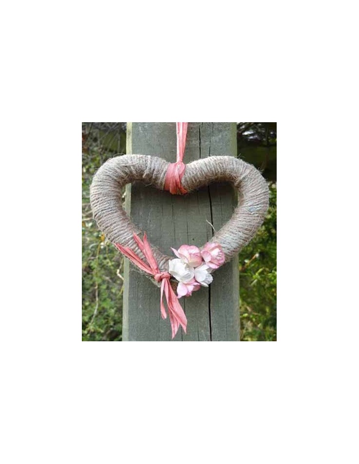 Polystyrene Heart 20cm Open