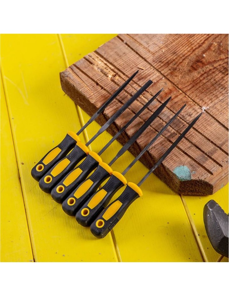 Assorted Diamond Needle File Set 6pcs Deli