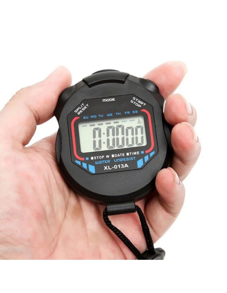 Waterproof Digital Sports Stopwatch with Lanyard